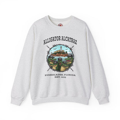 Alligator Alcatraz Crewneck Sweatshirt The Devil's Pickle