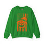 Pumpkin American Flag Crewneck Sweatshirt The Devil's Pickle