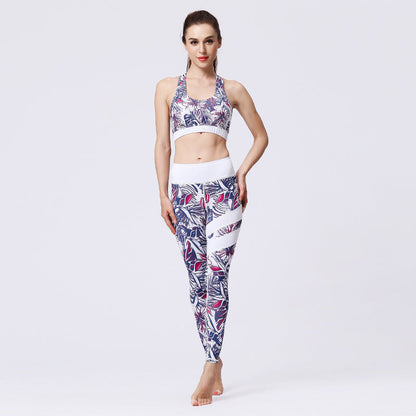 💪 Seamless 2-Piece Yoga Set – High-Waist Leggings & Crop Top FitiqueFit