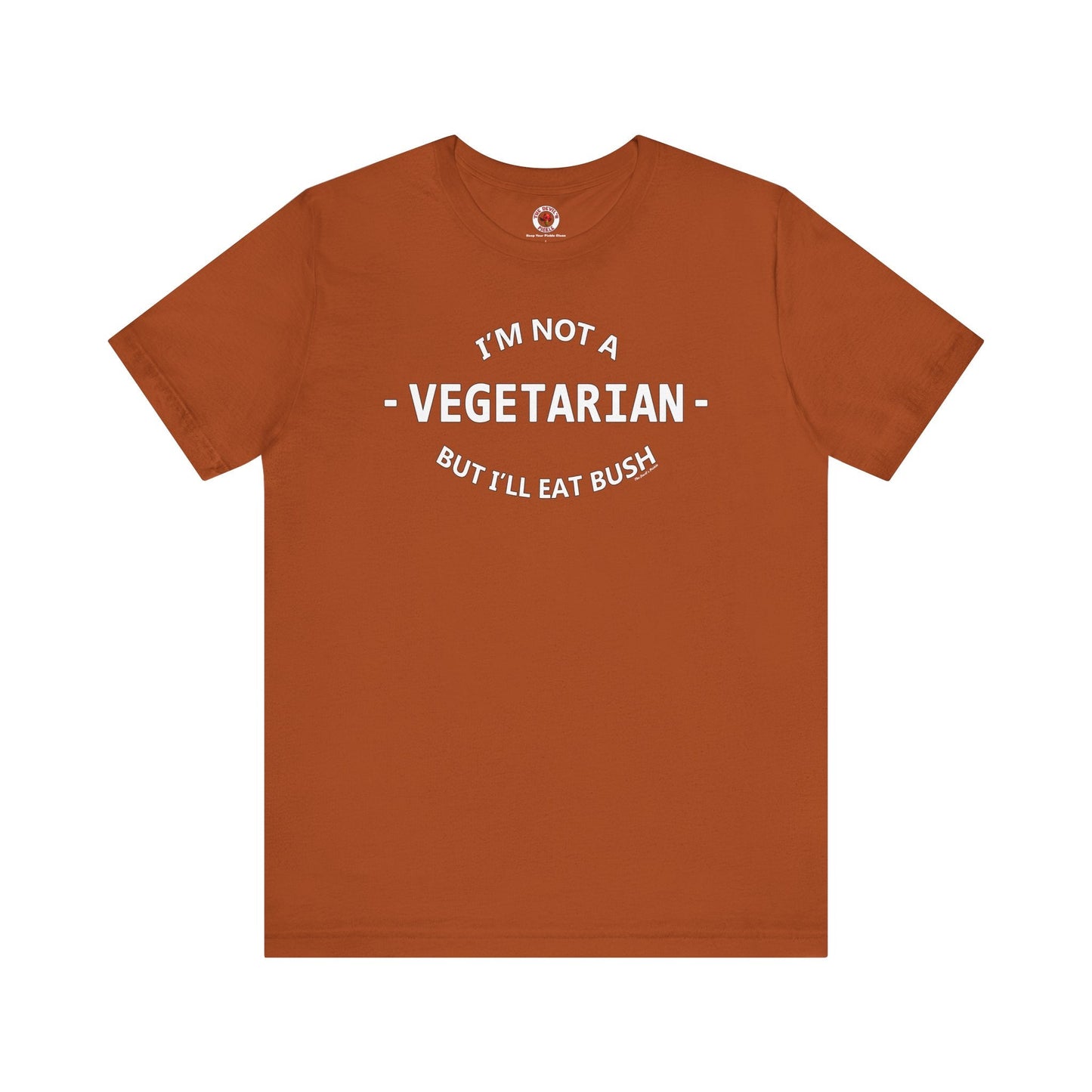 I'm Not A Vegetarian T-Shirt The Devil's Pickle