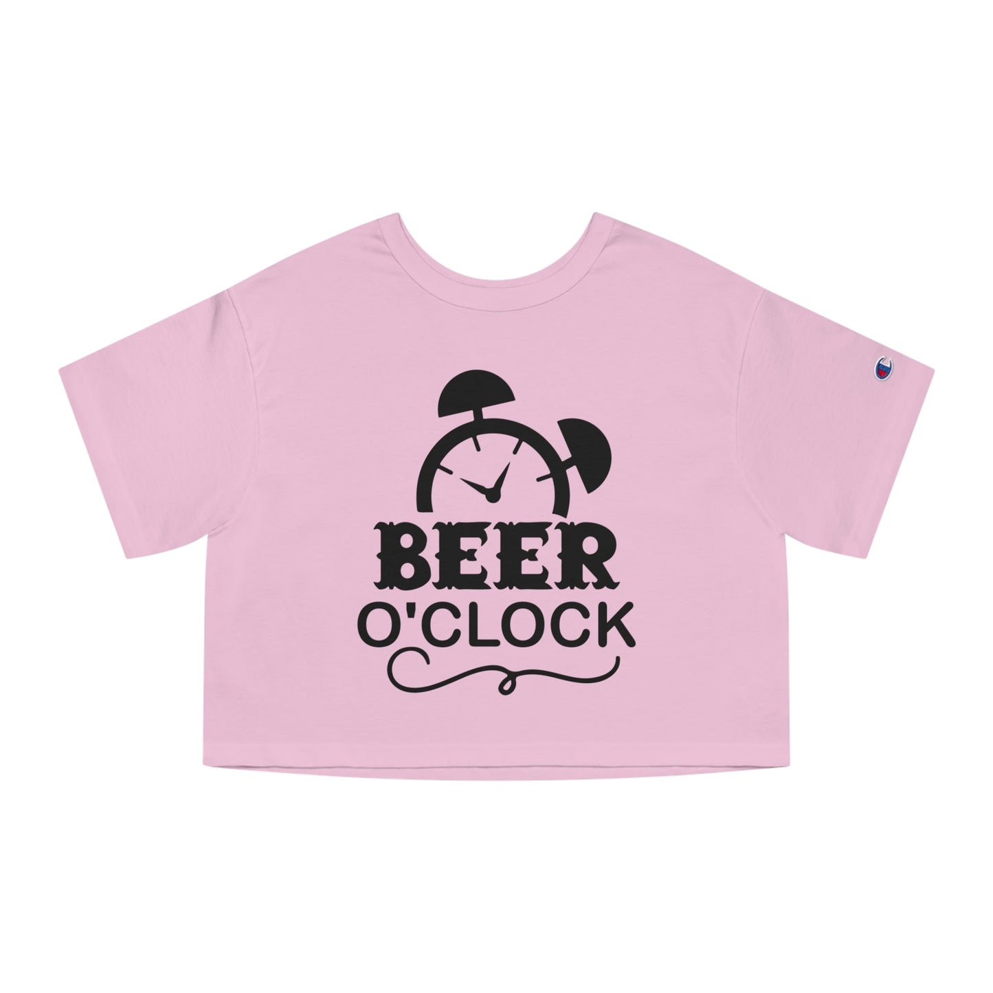 Beer O'clock Cropped T-Shirt The Devil's Pickle