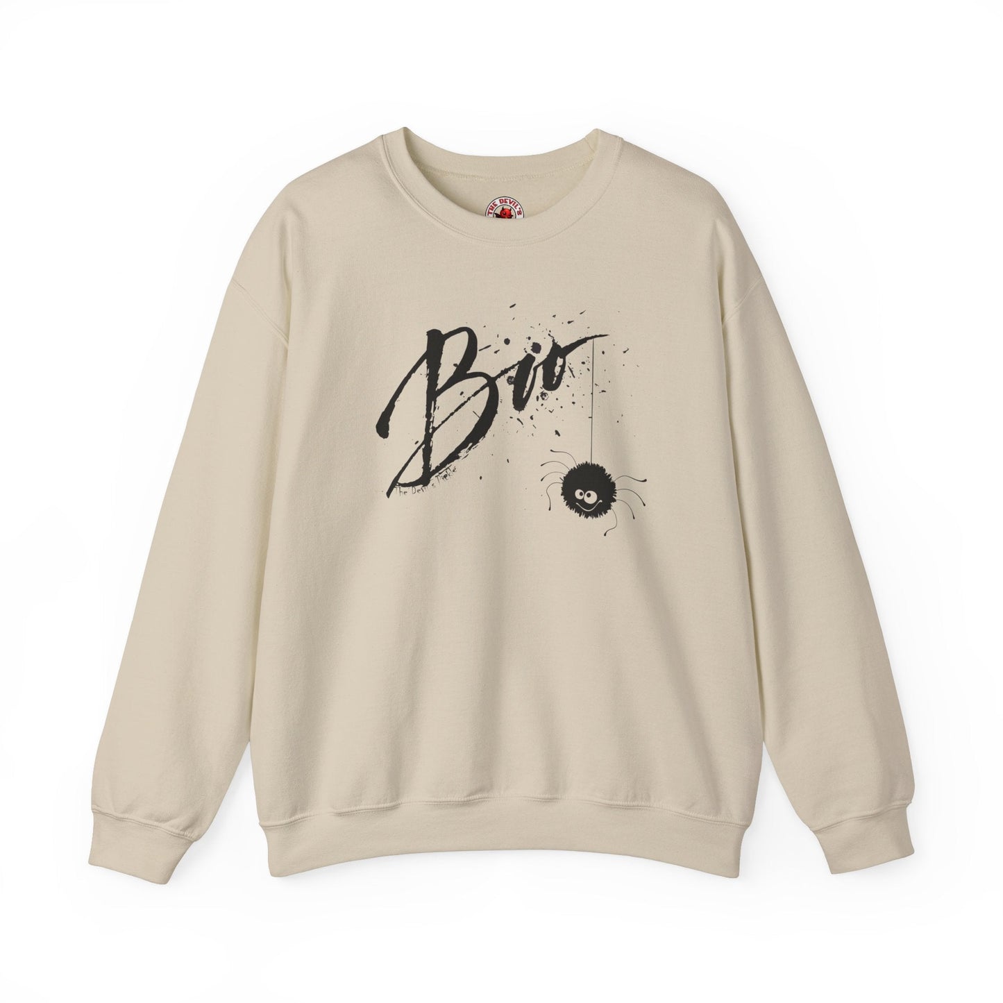 Boo Spider Crewneck Sweatshirt The Devil's Pickle