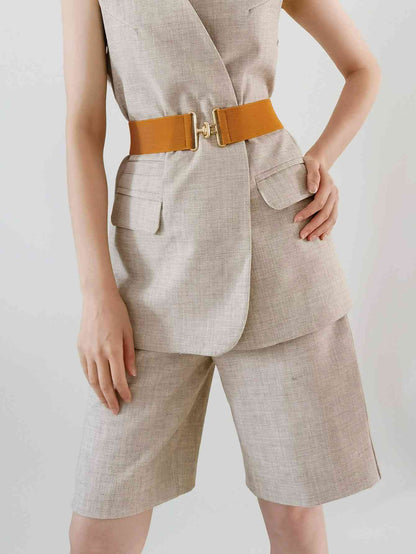 StylishFit Elastic Wide Belt – Adjustable Comfort and Chic Design See size chart under “more details” The Fashion Celestial