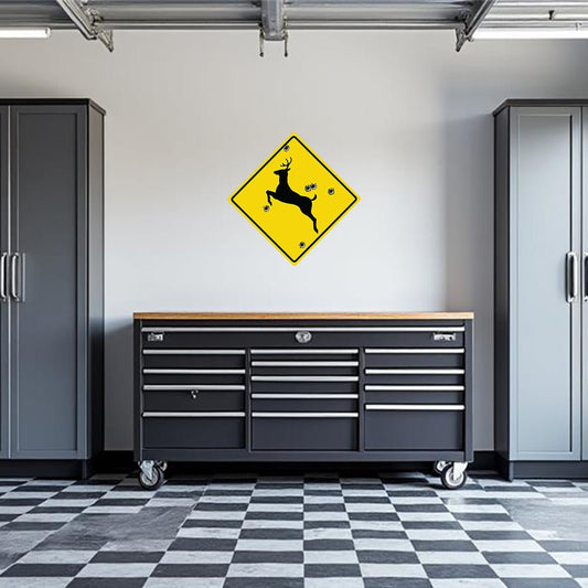 Deer Crossing Garage Wall Decal Armed American Supply
