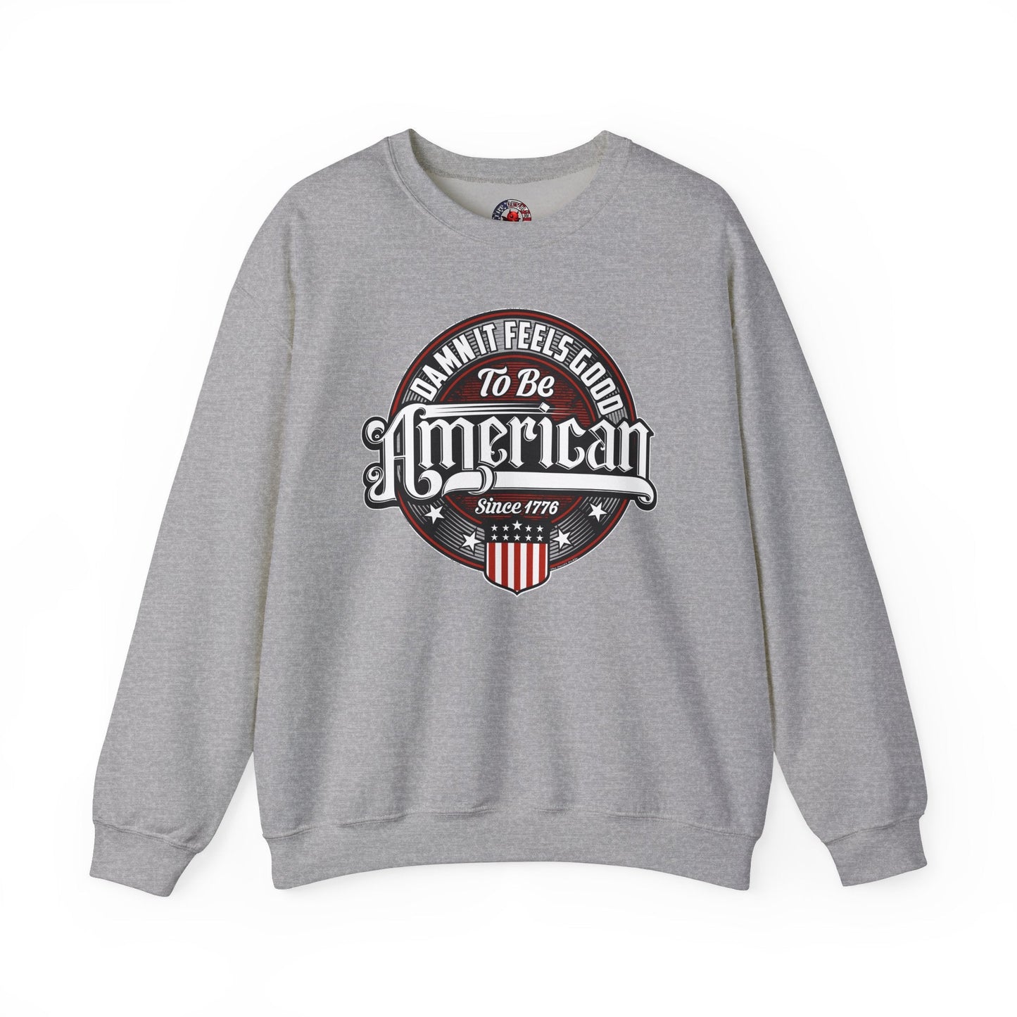 Damn it Feels Good To Be American Crewneck Sweatshirt The Devil's Pickle