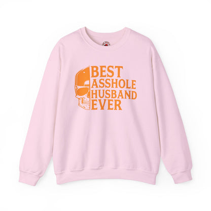 Best Asshole Husband Ever Crewneck Sweatshirt The Devil's Pickle