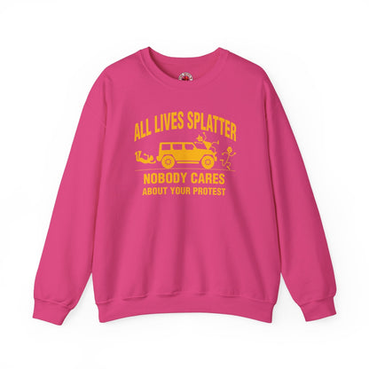 All Lives Splatter Crewneck Sweatshirt The Devil's Pickle