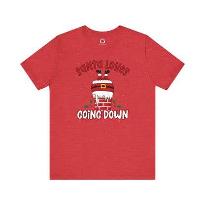 Santa Loves Going Down T-Shirt The Devil's Pickle
