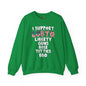 I Support LGBTQ Crewneck Sweatshirt The Devil's Pickle