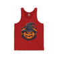 Scary Witch Pumpkin Halloween Tank Top The Devil's Pickle