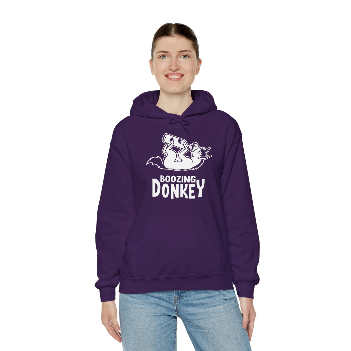 Boozing Donkey Hooded Sweatshirt The Devil's Pickle