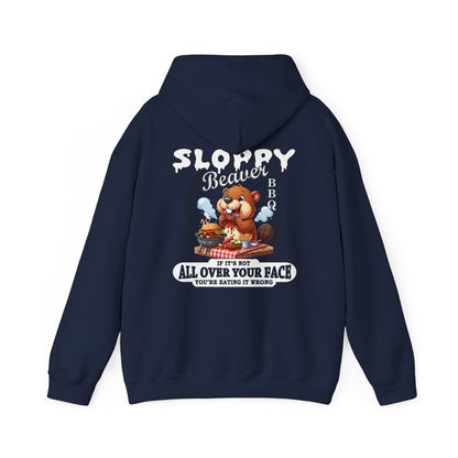Sloppy Beaver BBQ Back Hooded Sweatshirt The Devil's Pickle