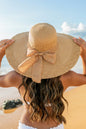 Scallop Edge Bow Accent Sunhat See size chart under “more details” The Fashion Celestial