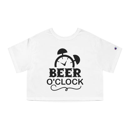 Beer O'clock Cropped T-Shirt The Devil's Pickle