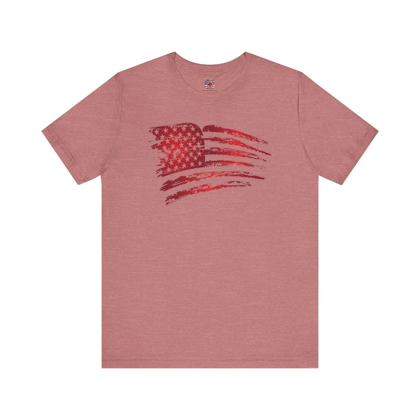 Red American Flag T-Shirt The Devil's Pickle