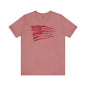 Red American Flag T-Shirt The Devil's Pickle