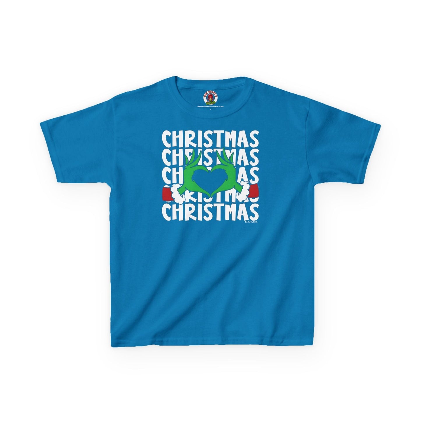 Christmas Heart Kids Tee The Devil's Pickle