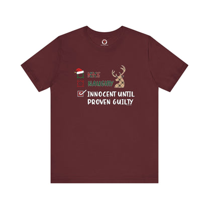 Innocent Until Proven Guilty T-Shirt The Devil's Pickle