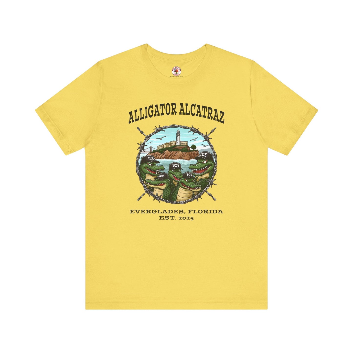 Alligator Alcatraz T-Shirt The Devil's Pickle