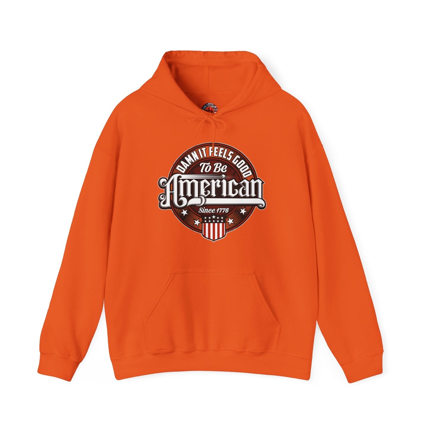 Damn it Feels Good To Be American Hooded Sweatshirt The Devil's Pickle