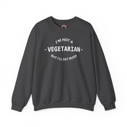 I'm Not A Vegetarian Crewneck Sweatshirt The Devil's Pickle