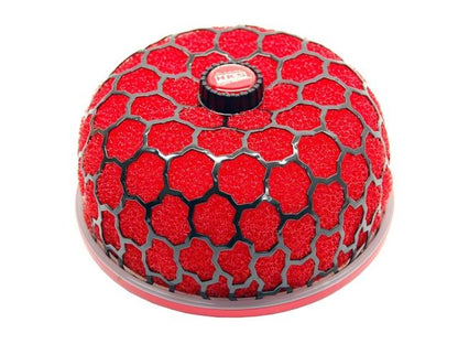 HKS SMF Reloaded 60mm Inlet Universal Air Filter 150mm Red FR SPORT
