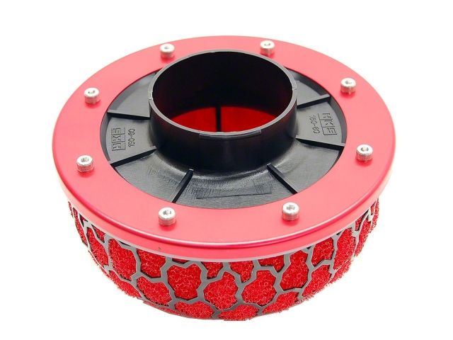 HKS SMF Reloaded 60mm Inlet Universal Air Filter 150mm Red FR SPORT