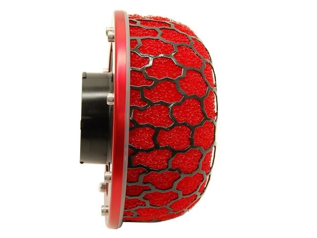 HKS SMF Reloaded 60mm Inlet Universal Air Filter 150mm Red FR SPORT