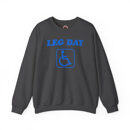 Leg Day Handicap Crewneck Sweatshirt The Devil's Pickle