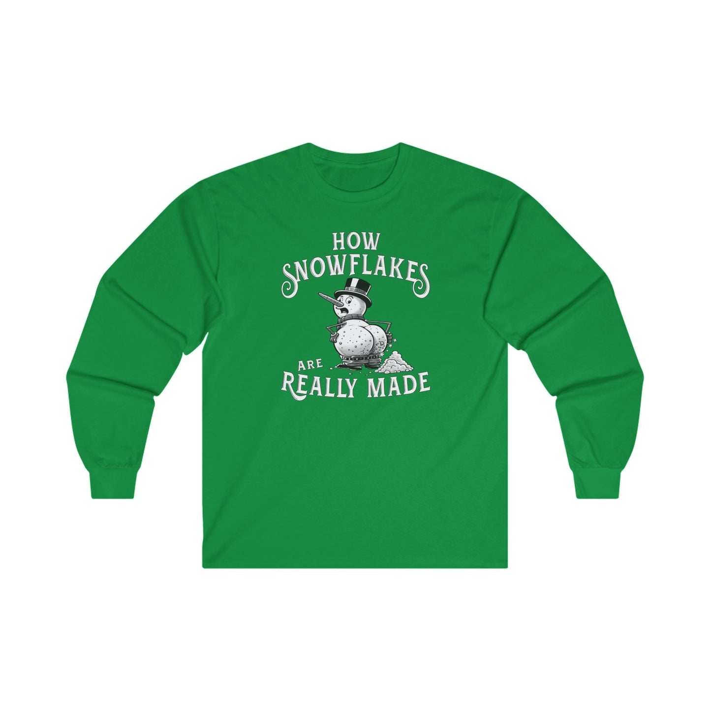 How Snowflakes Are Really Made Long Sleeve Tee The Devil's Pickle