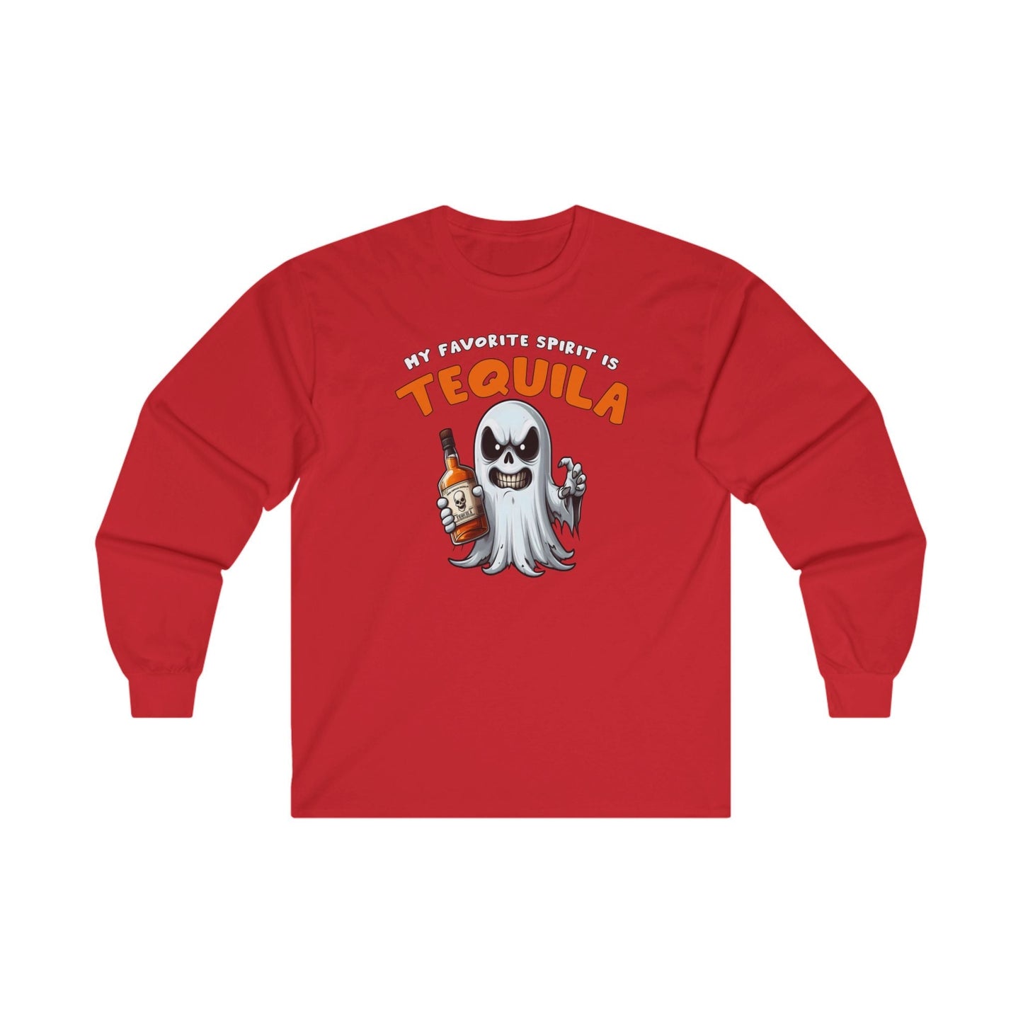 My Favorite Spirit Is Tequila Long Sleeve Tee The Devil's Pickle