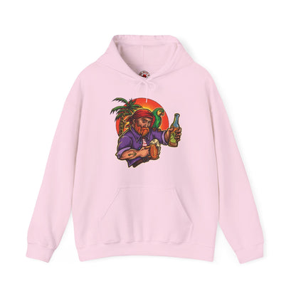 Sunset Pirate Beer Hooded Sweatshirt The Devil's Pickle