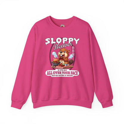 Sloppy Beaver BBQ Crewneck Sweatshirt The Devil's Pickle