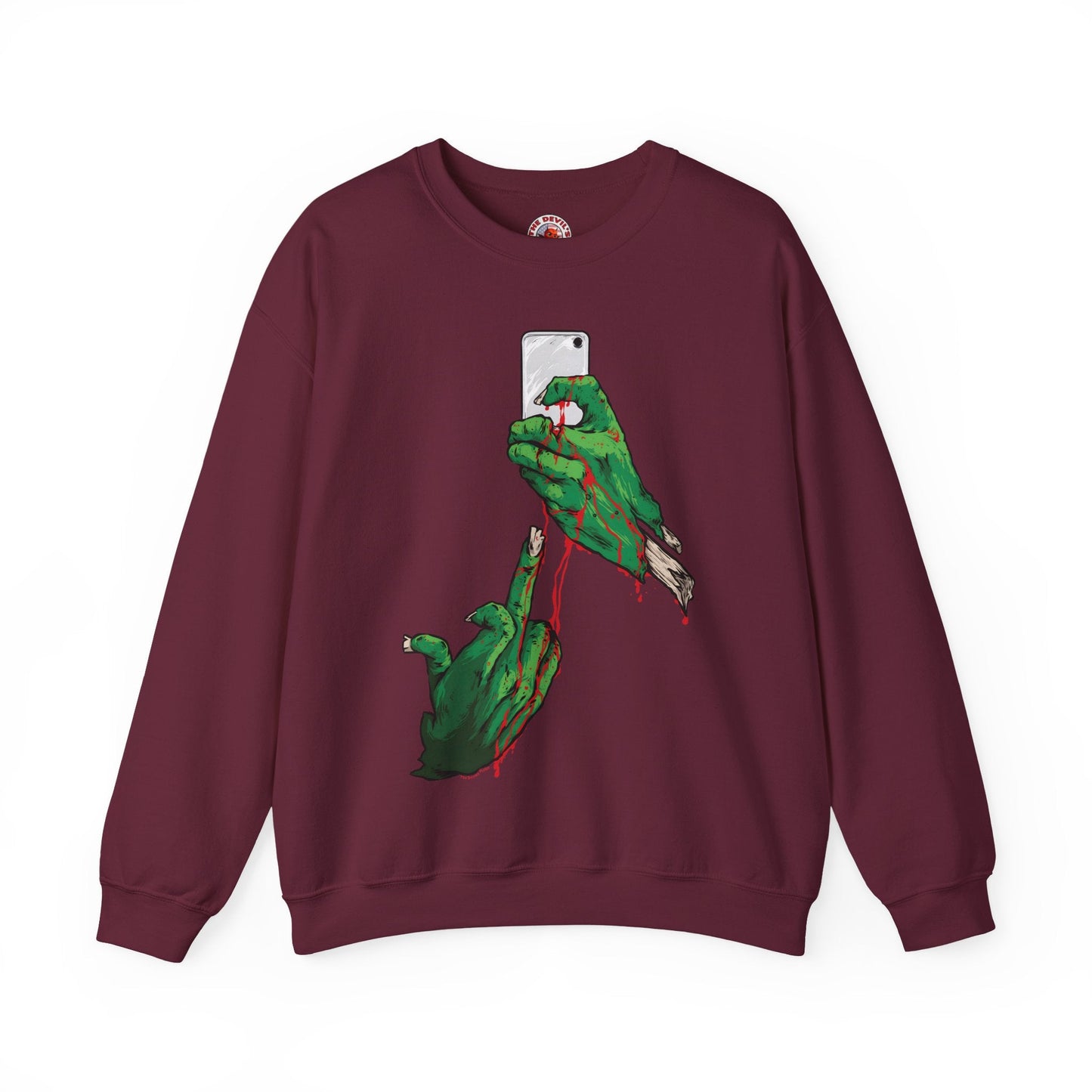 Selfie Monster Crewneck Sweatshirt