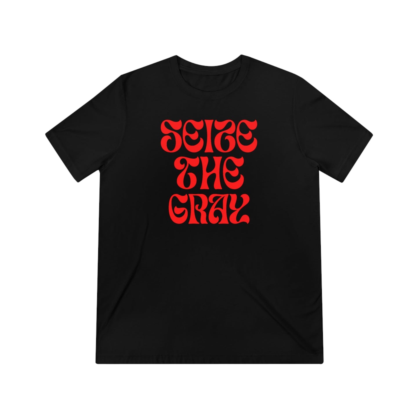 Unisex Triblend Tee "Seize the gray" Grayceful LLC