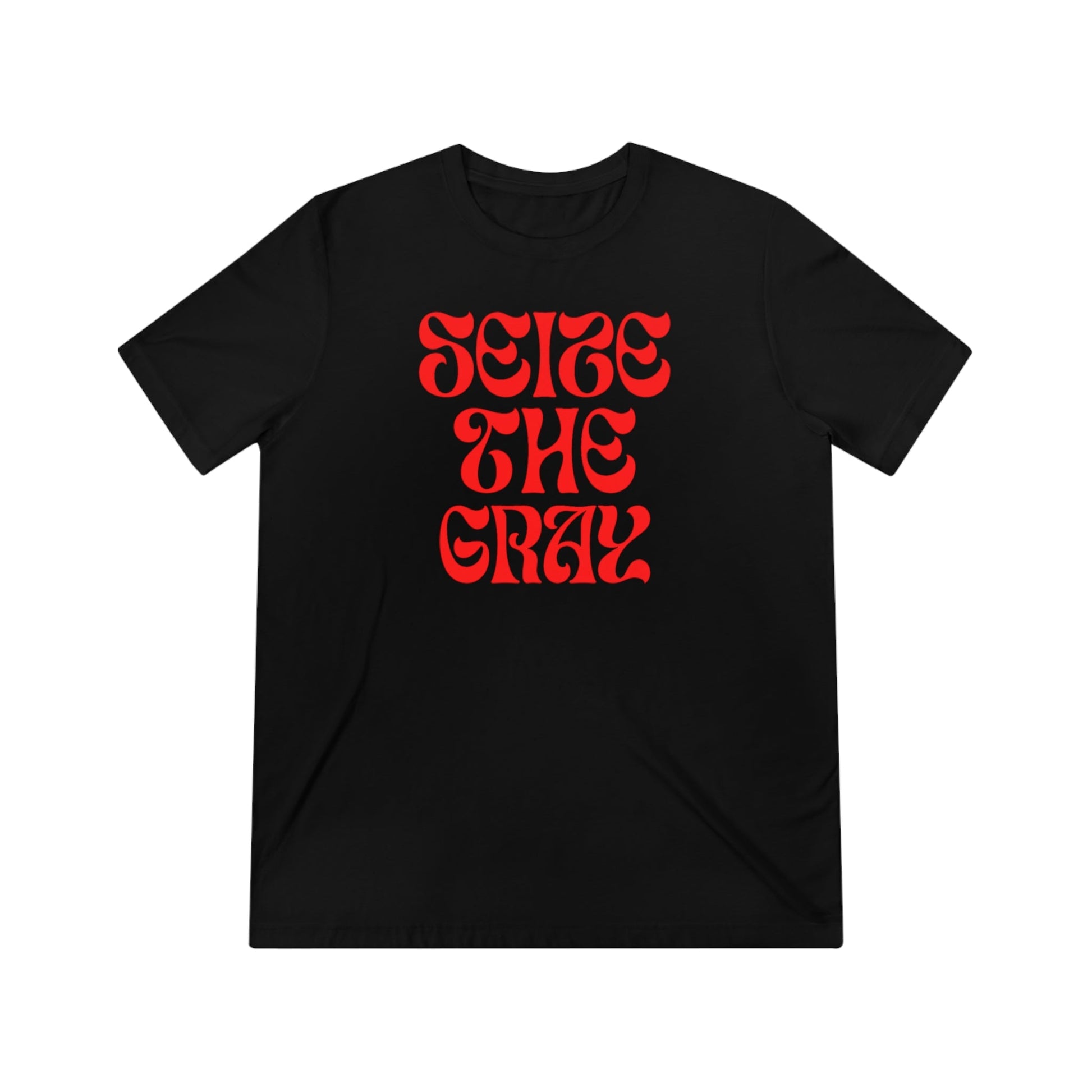 Unisex Triblend Tee "Seize the gray" Grayceful LLC