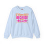 I Workout Because My Wife Is Hot Crewneck Sweatshirt The Devil's Pickle