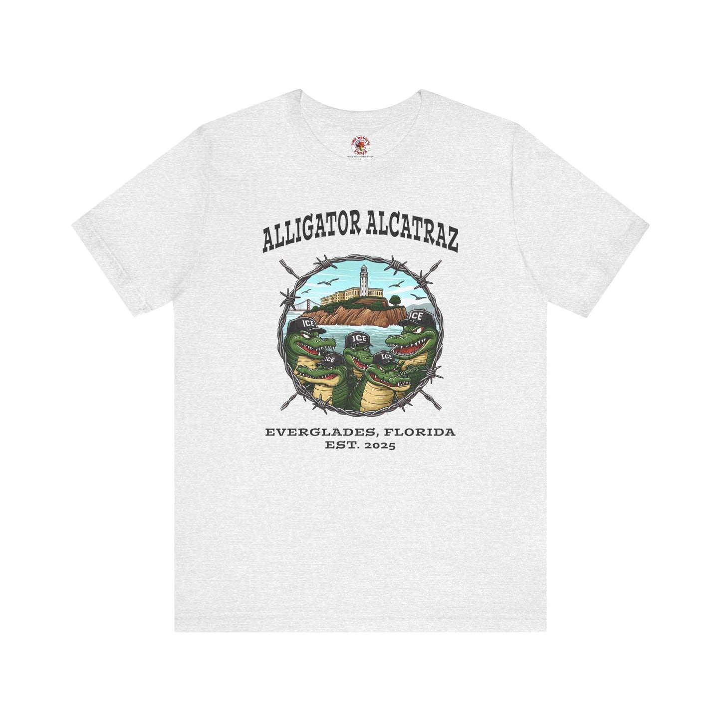 Alligator Alcatraz T-Shirt The Devil's Pickle