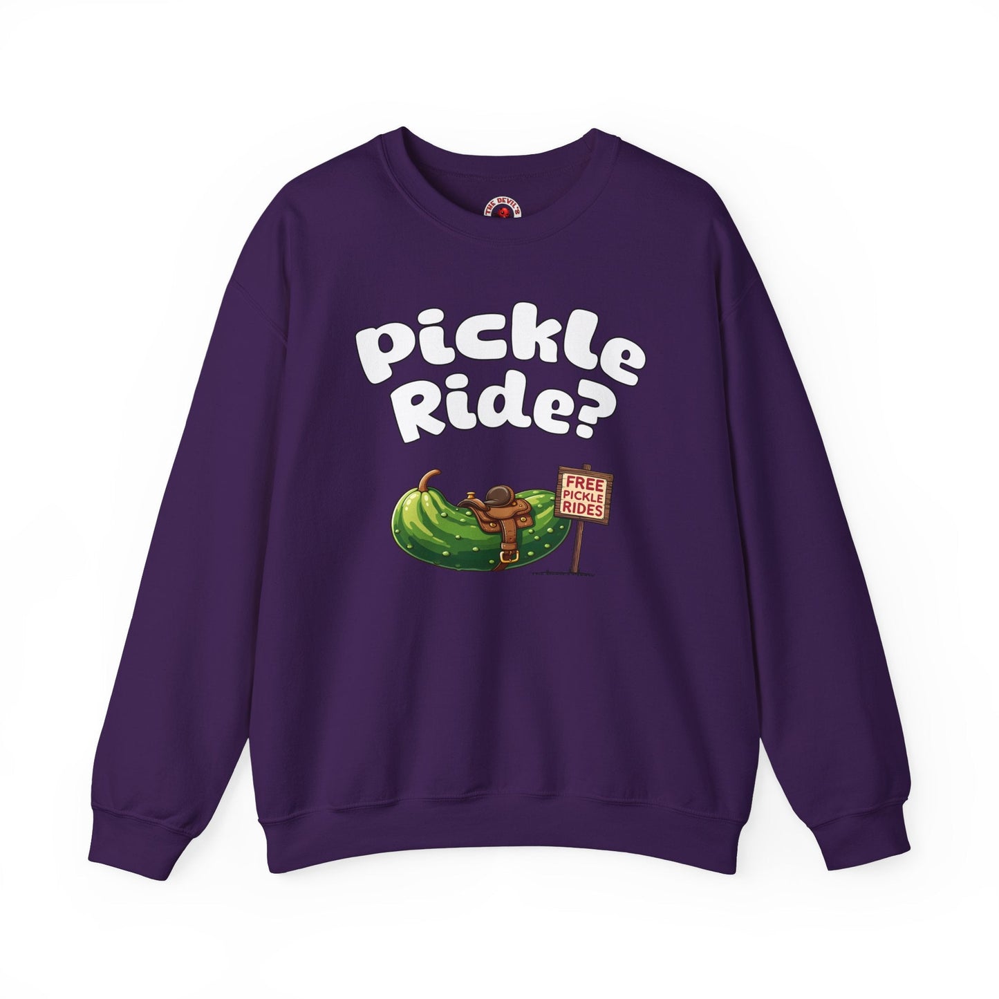 Pickle Ride Crewneck Sweatshirt The Devil's Pickle