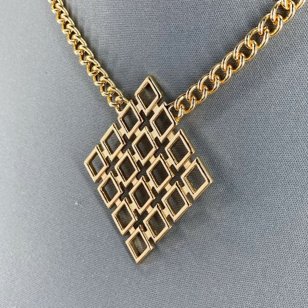 Gold or Silver Finish Diamond Shape Laser cut Pend Shop Style & More | Fresh Looks, Everyday Deals & Free Shipping