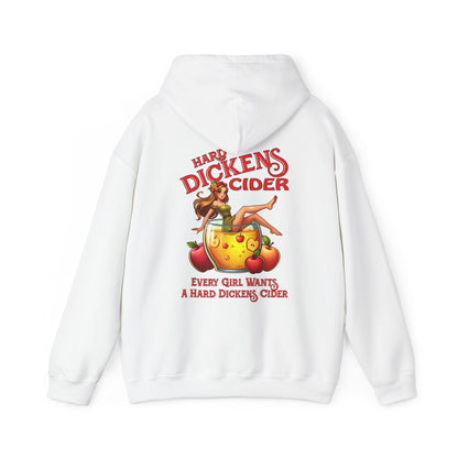 Hard Dickens Cider Front/Back Hooded Sweatshirt The Devil's Pickle