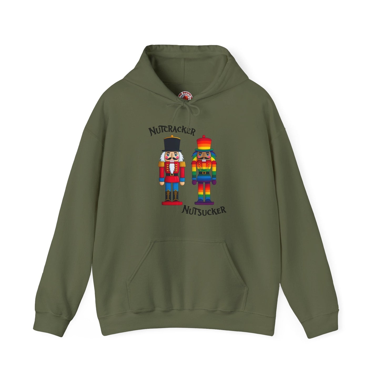 Nutcracker or Nutsucker Hooded Sweatshirt The Devil's Pickle