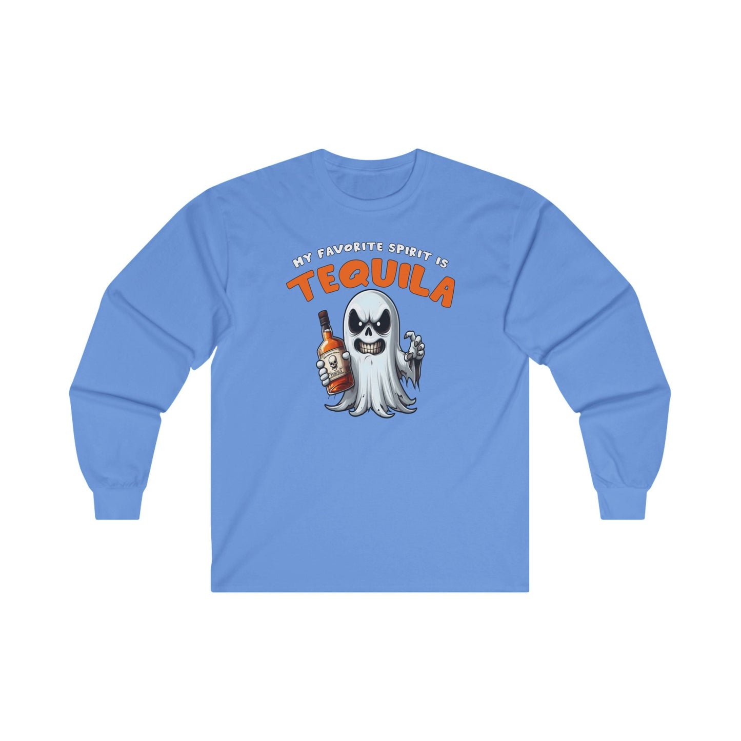 My Favorite Spirit Is Tequila Long Sleeve Tee The Devil's Pickle