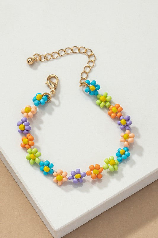 Hand crafted flower seed bead bracelet Shop Style & More | Fresh Looks, Everyday Deals & Free Shipping