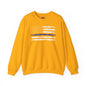 Thin Blue Line American Flag Crewneck Sweatshirt The Devil's Pickle