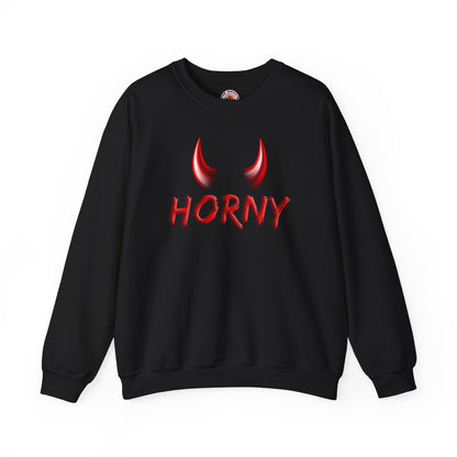 Horny Crewneck Sweatshirt The Devil's Pickle