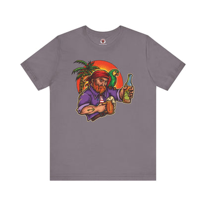 Sunset Pirate Beer T-Shirt The Devil's Pickle