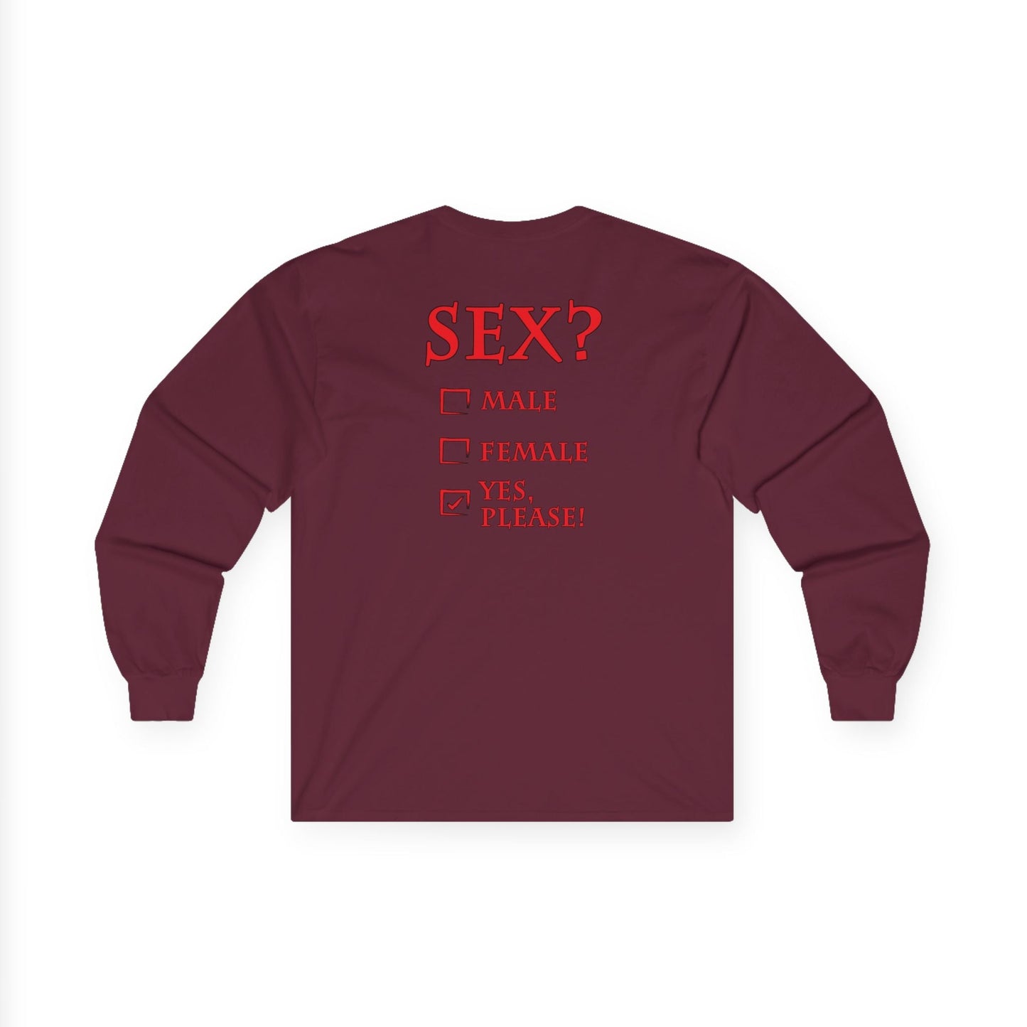 Sex? Yes, Please Long Sleeve Tee The Devil's Pickle