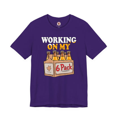 Working On My 6 Pack T-Shirt The Devil's Pickle