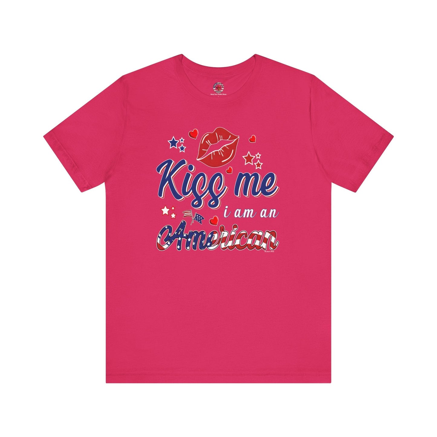 Kiss Me I Am An American T-Shirt The Devil's Pickle